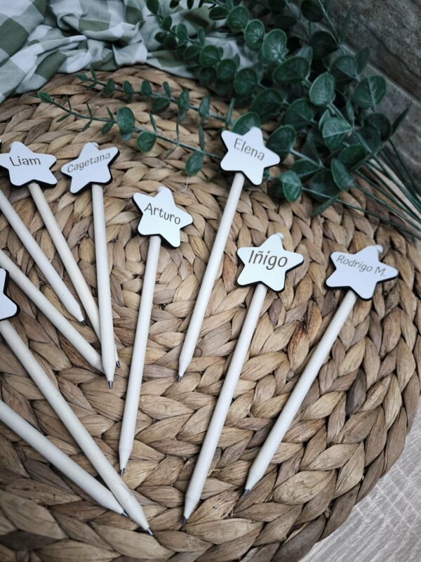 Lápices con estrella personalizada - Imagen 2